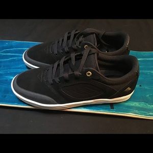 Emerica dissent Reynolds black/white shoes size 8 brand new